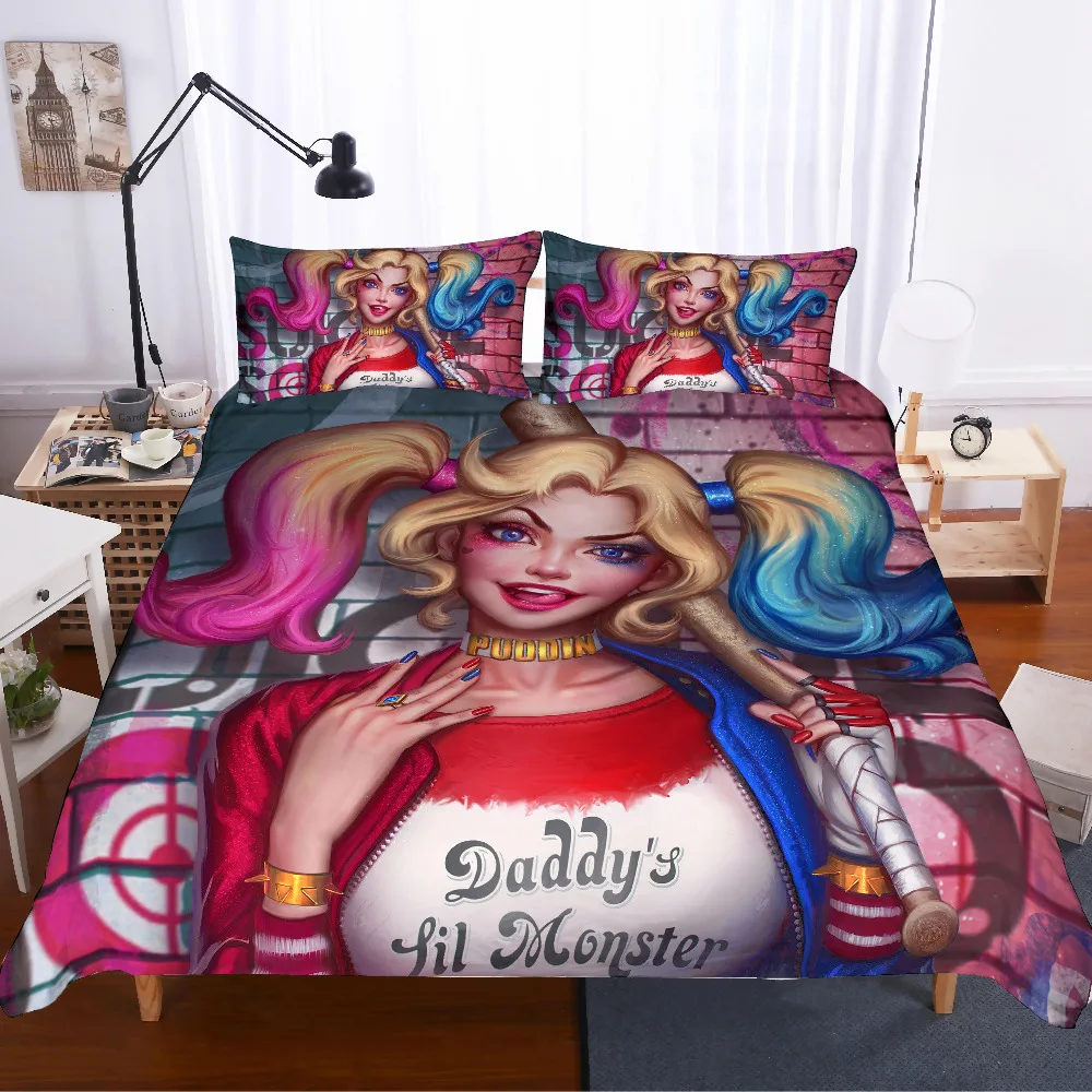 MUSOLEI 3D Bedding Set Cartoon Harry Quinn Soft Bed Duvet Cover Set Twin Queen King Size
MUSOLEI 3D Bedding Set Cartoon Harry Quinn Soft Bed Duvet Cover Set Twin Queen King Size