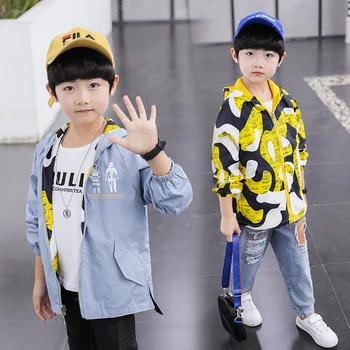 Boys Hooded Camouflage Windbreaker Reversible Jackets Coat Kids Children Outwear Spring Fall Autumn Trench Coats 3 to 13 Years
Boys Hooded Camouflage Windbreaker Reversible Jackets Coat Kids Children Outwear Spring Fall Autumn Trench Coats 3 to 13 Years