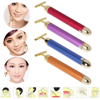 Slimming Face roller 24k Gold Colour Vibration Facial Beauty Roller Massager Stick Lift Skin Tightening Wrinkle Bar
Slimming Face roller 24k Gold Colour Vibration Facial Beauty Roller Massager Stick Lift Skin Tightening Wrinkle Bar