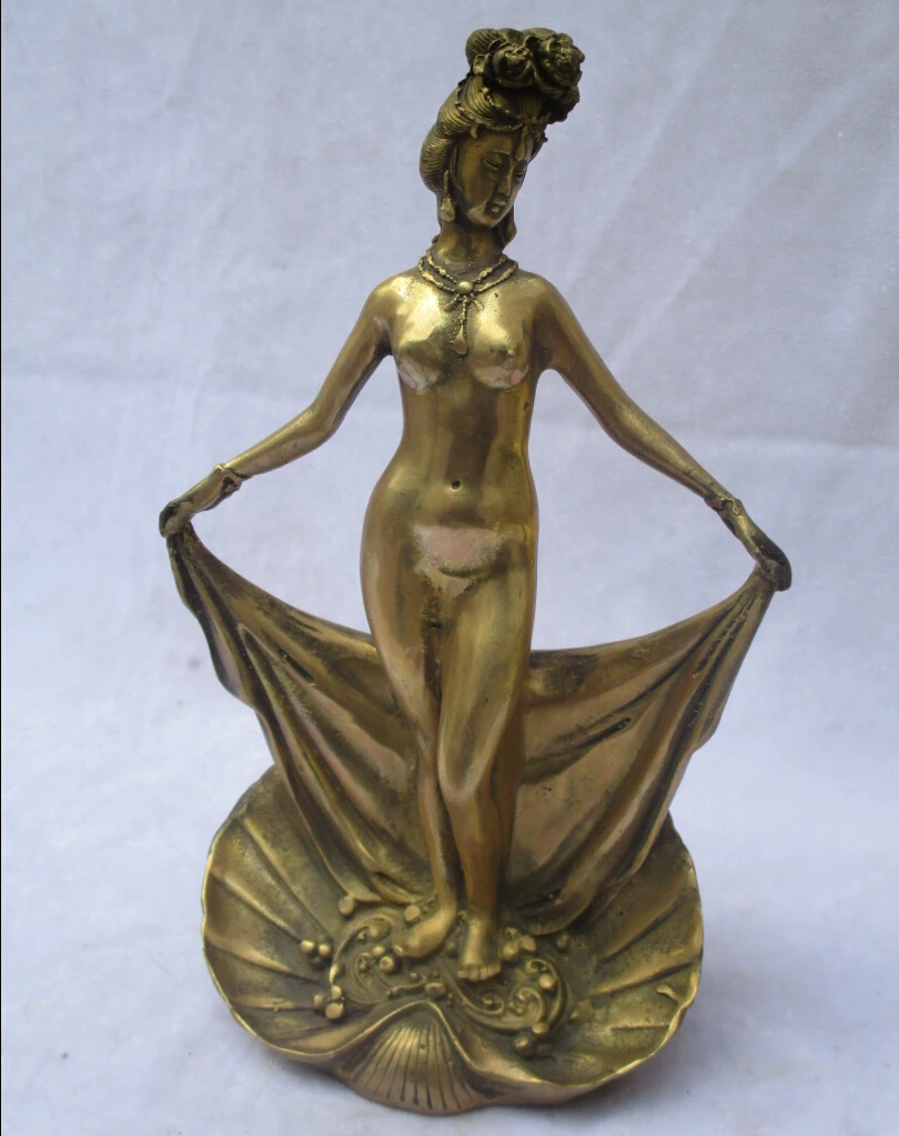 Collectible Decorated Brass Carved Beautiful Bathing Women Sculpture /Antique Women statue
Collectible Decorated Brass Carved Beautiful Bathing Women Sculpture /Antique Women statue