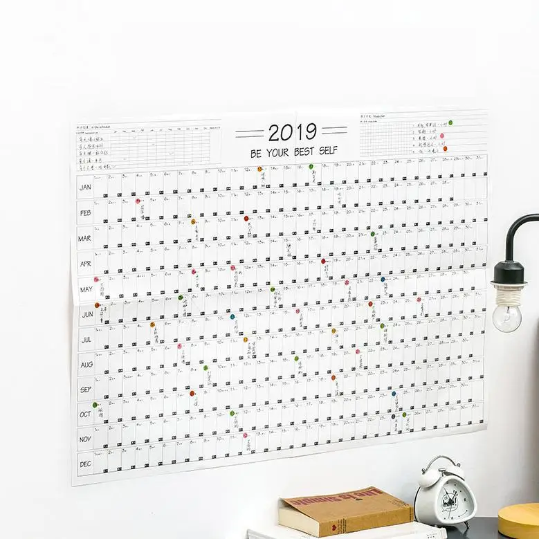 2019 Paper Wall Calendar Office School Daily Planner Notes Large Study New Year Plan Schedule
2019 Paper Wall Calendar Office School Daily Planner Notes Large Study New Year Plan Schedule