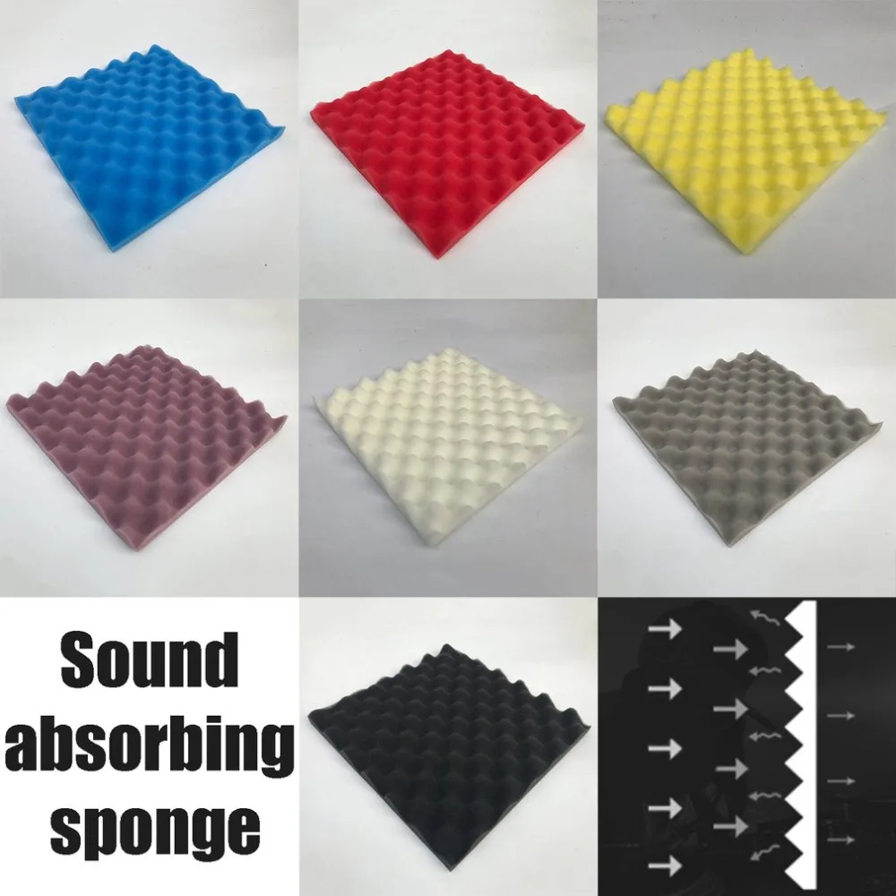 1pc 30x30cm foam Treatment Sound Proofing Sound-absorbing Cotton Noise Sponge Excellent Sound Insulation
1pc 30x30cm foam Treatment Sound Proofing Sound-absorbing Cotton Noise Sponge Excellent Sound Insulation