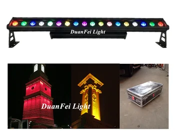 (12lot+Flycase) high quality 18x10W RGBW 4in1 Pixel Control Outdoor Facade Building Lighting Ip65 LED Linear Wall Washer Light
(12lot+Flycase) high quality 18x10W RGBW 4in1 Pixel Control Outdoor Facade Building Lighting Ip65 LED Linear Wall Washer Light
