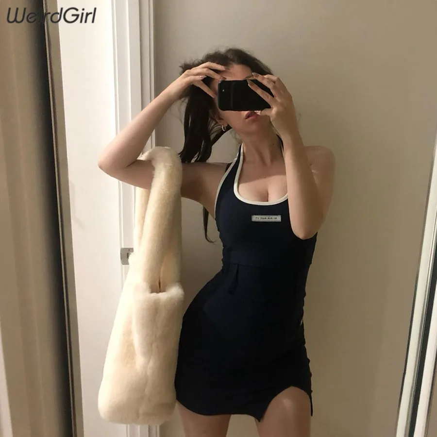 Weirdgirl Women cotton mini Sheath Sexy Dresses Sleeveless elastic good quality Bodycon Dress Fashion Skinny lady new summer
Weirdgirl Women cotton mini Sheath Sexy Dresses Sleeveless elastic good quality Bodycon Dress Fashion Skinny lady new summer