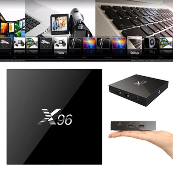 Smart X96 Android 6.0 TV Box Amlogic S905X 1gb/8gb 2GB/16GB Quad Core WIFI HDMI 4K HD Media Player Set Top BOX PK A95X V88
Smart X96 Android 6.0 TV Box Amlogic S905X 1gb/8gb 2GB/16GB Quad Core WIFI HDMI 4K HD Media Player Set Top BOX PK A95X V88