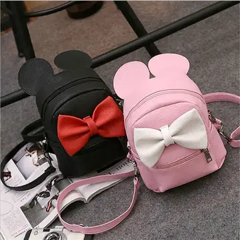 Fashion Girls PU leather Mickey Backpack Women's bag Teen Loveing Girls Backpacks Cute Animals ears Bow Wild School Female Bag
Fashion Girls PU leather Mickey Backpack Women's bag Teen Loveing Girls Backpacks Cute Animals ears Bow Wild School Female Bag