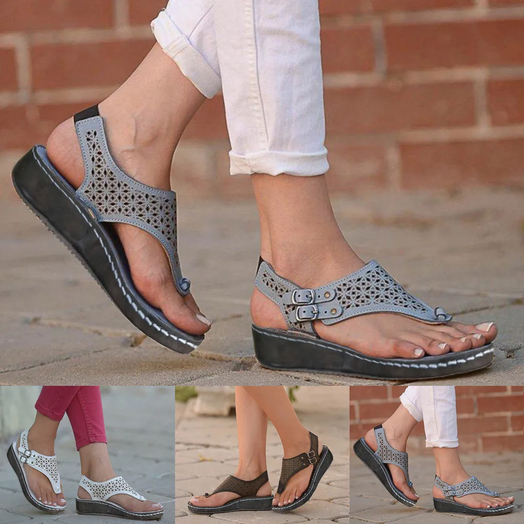 Women's Sandals Shoes Ladies Summer Hollow Out Wedge Buckle Sandals Casual Shoes Large Size Hollow Wedge Fashion Sandals Shoes
Women's Sandals Shoes Ladies Summer Hollow Out Wedge Buckle Sandals Casual Shoes Large Size Hollow Wedge Fashion Sandals Shoes