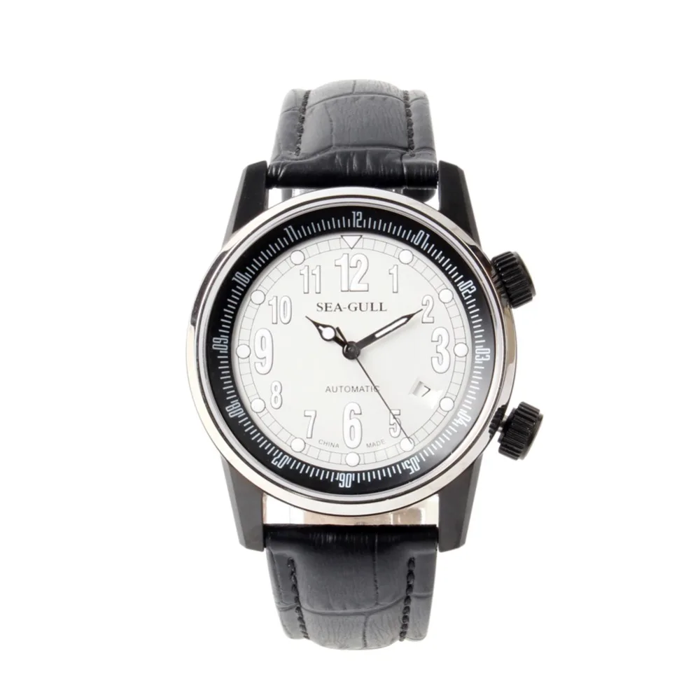Seagull Date Dual Time Display Luminous Hands ST2130 Movement Automatic Men's Watch 219.322 Leather Strap Sapphire Crystal
Seagull Date Dual Time Display Luminous Hands ST2130 Movement Automatic Men's Watch 219.322 Leather Strap Sapphire Crystal