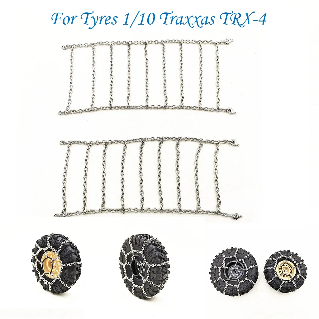 Remote control car parts Metal Snow & Ice Tire Chains Anti-skid Wheel Chain For Tyres 1/10 Traxxas TRX-4 Accessories Z326
Remote control car parts Metal Snow & Ice Tire Chains Anti-skid Wheel Chain For Tyres 1/10 Traxxas TRX-4 Accessories Z326