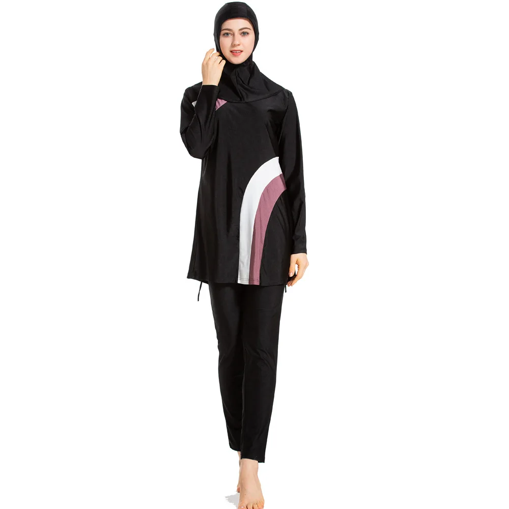 Large Size 2019 Women Full Cover Muslim Swimwear Women Splice Islamic Conservative Swimsuit Hijab Beachwear Bathing Suit S-6XL
Large Size 2019 Women Full Cover Muslim Swimwear Women Splice Islamic Conservative Swimsuit Hijab Beachwear Bathing Suit S-6XL