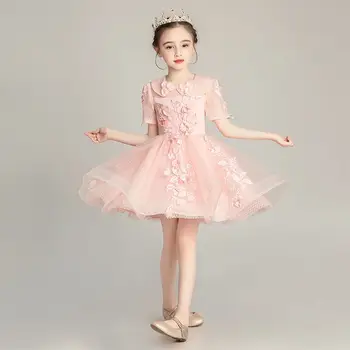 New Teenage Girls Mesh Flowers Tutu Princess Dress Kids Dresses For Girls Wedding Party Gowns Baby Girl Clothing Vestidos F160
New Teenage Girls Mesh Flowers Tutu Princess Dress Kids Dresses For Girls Wedding Party Gowns Baby Girl Clothing Vestidos F160