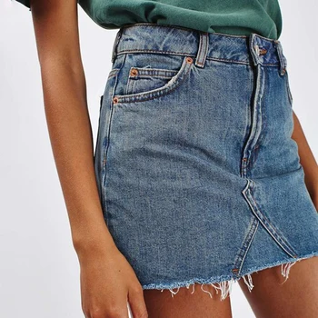 LASPERAL Women Black Blue Solid Casual High Waist Pencil Denim Skirts Summer High Street Pockets Button All-matched Jeans Skirt
LASPERAL Women Black Blue Solid Casual High Waist Pencil Denim Skirts Summer High Street Pockets Button All-matched Jeans Skirt