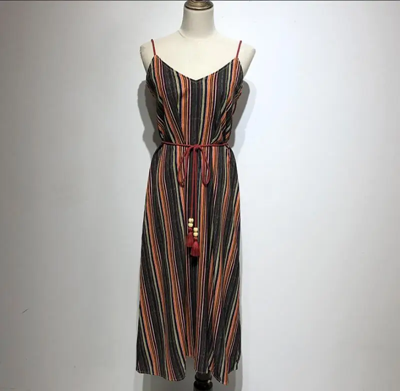 Fashion Striped Dress female 2019 summer dress women dresses long outerwear ladies dress
Fashion Striped Dress female 2019 summer dress women dresses long outerwear ladies dress