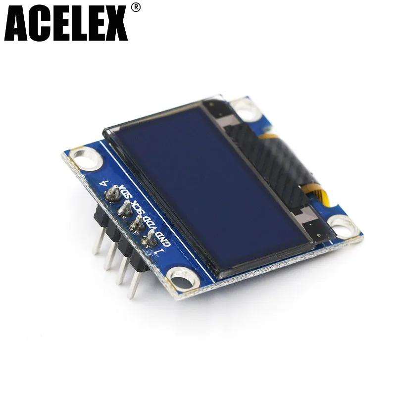 White Blue color 128X64 OLED LCD LED Display Module For Arduino 0.96 I2C IIC Serial new original with Case
White Blue color 128X64 OLED LCD LED Display Module For Arduino 0.96 I2C IIC Serial new original with Case