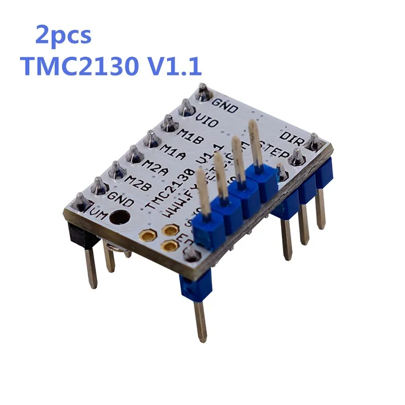 2PCS MKS TMC2130 V1.1 Stepstick Stepper Motor Driver SPI with Heat Sink Ultra-silent Excellent VS TMC2100 TMC2208 TMC2130 V1.0
2PCS MKS TMC2130 V1.1 Stepstick Stepper Motor Driver SPI with Heat Sink Ultra-silent Excellent VS TMC2100 TMC2208 TMC2130 V1.0