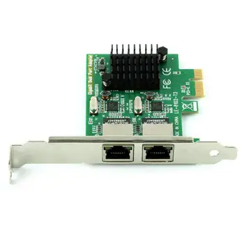 X 2 Gigabit LAN Gigabit Ethernet PCI Express PCI-E Network Controller Card LAN Adapter Converter For Desktop PC
X 2 Gigabit LAN Gigabit Ethernet PCI Express PCI-E Network Controller Card LAN Adapter Converter For Desktop PC