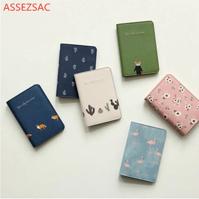 Assez sac Cute small fresh animal and plant cartoon travel passport holder short passport set girl document packageCD5095/j
Assez sac Cute small fresh animal and plant cartoon travel passport holder short passport set girl document packageCD5095/j