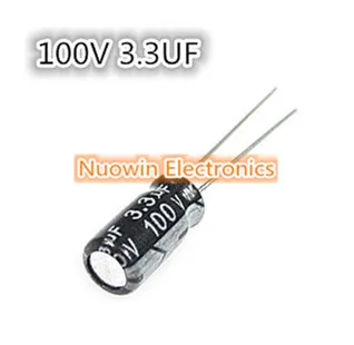 200pcs 3.3UF 100V 5*11mm Electrolytic Capacitor 100V 3.3UF Aluminum Electrolytic Capacitor 5X11mm
200pcs 3.3UF 100V 5*11mm Electrolytic Capacitor 100V 3.3UF Aluminum Electrolytic Capacitor 5X11mm