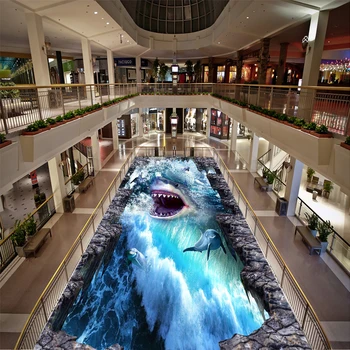 Self-adhesive custom Large 3D render of the floor painting the illusion of the three-dimensional shopping mall bathroom toilet
Self-adhesive custom Large 3D render of the floor painting the illusion of the three-dimensional shopping mall bathroom toilet