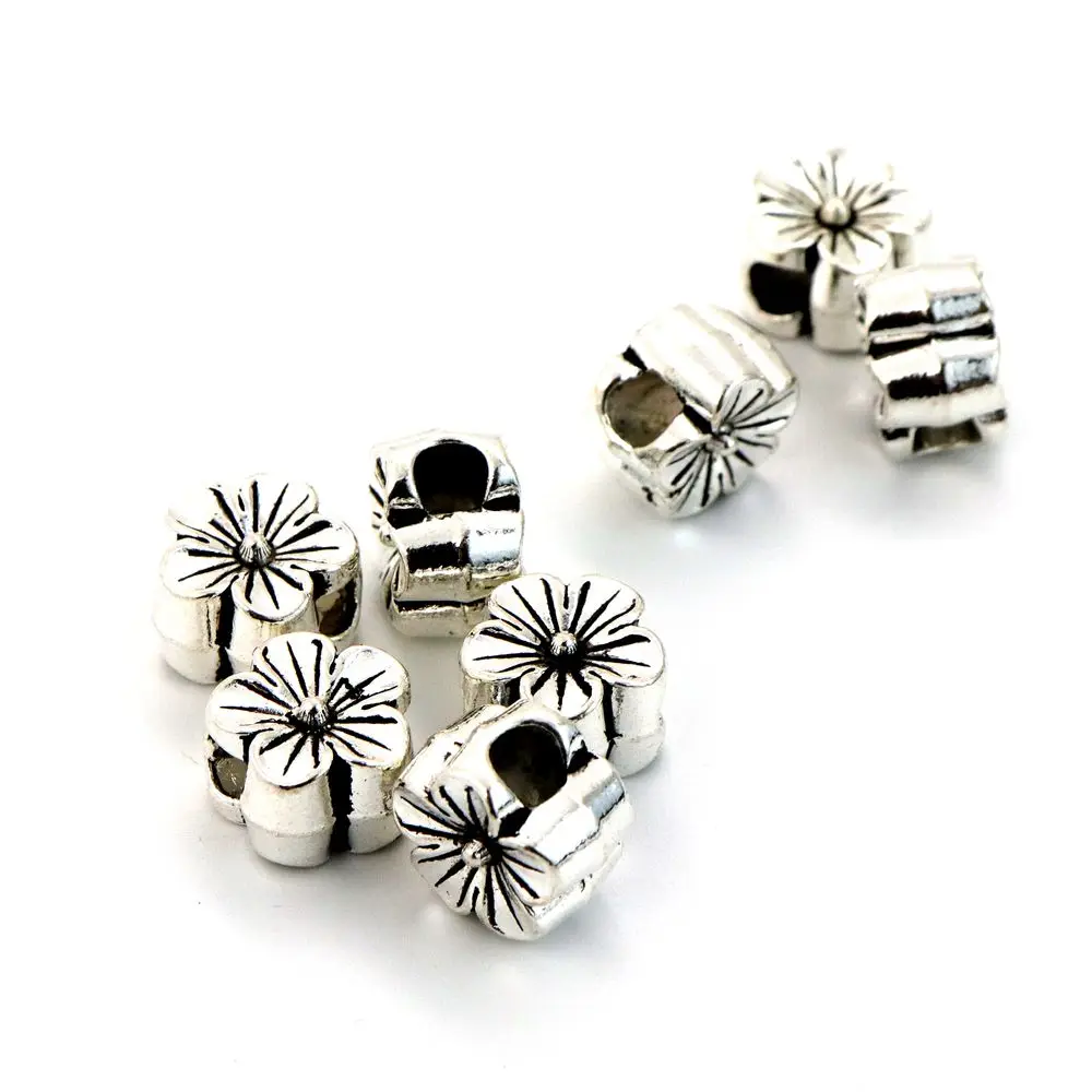1 Pack Antique Silver Big Hole Flower Seed Space Loose Metal Beads For Jewelry Making Diy Finding Bracelet Necklace Accessories
1 Pack Antique Silver Big Hole Flower Seed Space Loose Metal Beads For Jewelry Making Diy Finding Bracelet Necklace Accessories