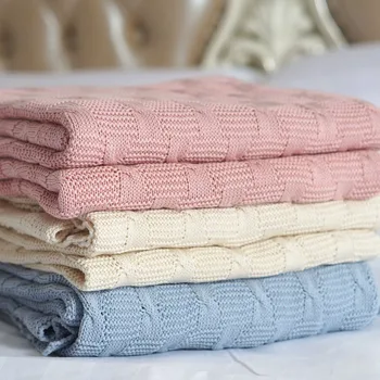 100 * 150cm baby blanket knit cotton fabric newborn baby air conditioner is sofa blanket cashmere feel high quality swaddle hug
100 * 150cm baby blanket knit cotton fabric newborn baby air conditioner is sofa blanket cashmere feel high quality swaddle hug
