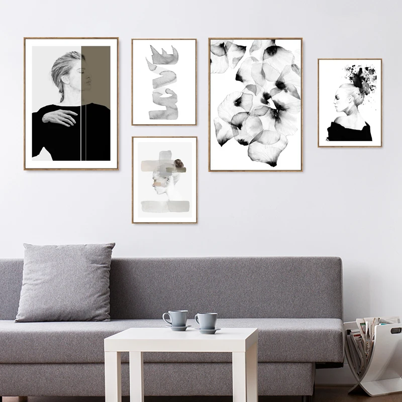 Simple Black White Fashion Girls Posters And Prints Nordic Wall Art Canvas Painting Wall Pictures Decoration
Simple Black White Fashion Girls Posters And Prints Nordic Wall Art Canvas Painting Wall Pictures Decoration