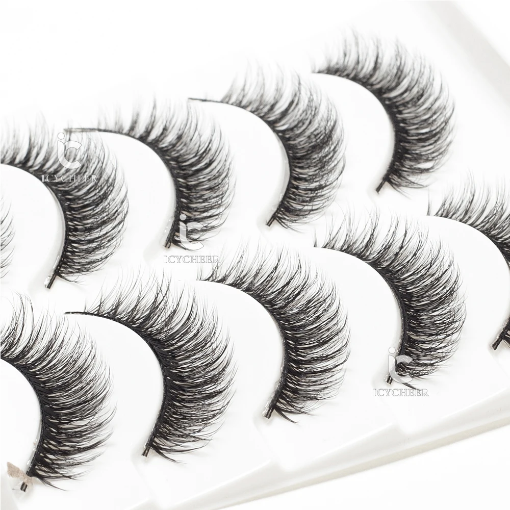 5 Pairs 3D Mink Lashes False Eyelashes Long Thick Fluffy Handmade Eye Lashes Wispy Makeup Beuty Extension Tools
5 Pairs 3D Mink Lashes False Eyelashes Long Thick Fluffy Handmade Eye Lashes Wispy Makeup Beuty Extension Tools