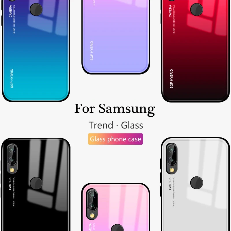 A50 Gradient Tempered Glass Case For Samsung Galaxy A50 A30 A10 M10 M20 M30 A 50 40 70 30 M 10 20 30 Colorful Cover Shell Cases
A50 Gradient Tempered Glass Case For Samsung Galaxy A50 A30 A10 M10 M20 M30 A 50 40 70 30 M 10 20 30 Colorful Cover Shell Cases