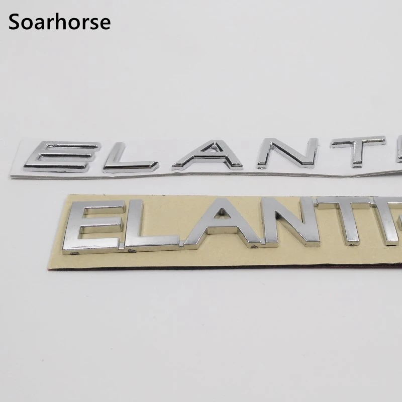 Soarhorse For Hyundai Elantra Letters Logo Sticker Car Rear Trunk Lid Emblem Badge Nameplate
Soarhorse For Hyundai Elantra Letters Logo Sticker Car Rear Trunk Lid Emblem Badge Nameplate