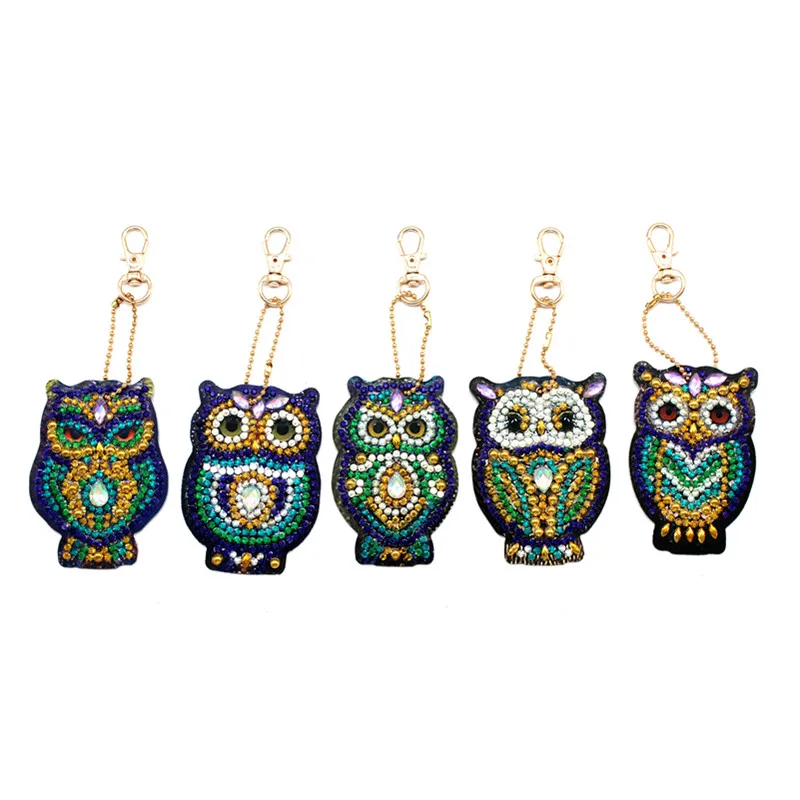New Arrival Diamond Keyrings Owl Animals Diamond Painting Keychains 5D DIY Cross Stitch Embroidery Gifts Special Shaped Crystal
New Arrival Diamond Keyrings Owl Animals Diamond Painting Keychains 5D DIY Cross Stitch Embroidery Gifts Special Shaped Crystal