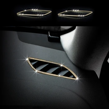 2x Gold Silver Diamond Style Dashboard Air Outlet Frame Cover Trim For Audi A5 2008-2017 & A4 B8 2009-2016
2x Gold Silver Diamond Style Dashboard Air Outlet Frame Cover Trim For Audi A5 2008-2017 & A4 B8 2009-2016