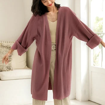 Women Long Cashmere Cardigan Plus Size 2019 Winter Loose Cardigan Sweater Autumn Open Stitch Tops Outerwear Knitted Jacket Coat
Women Long Cashmere Cardigan Plus Size 2019 Winter Loose Cardigan Sweater Autumn Open Stitch Tops Outerwear Knitted Jacket Coat