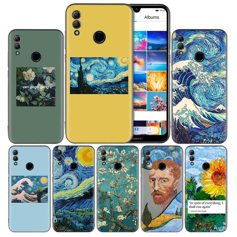 Aesthetic Van Gogh Soft Black Silicone Case Cover for Huawei Honor 8X 8C 8A 8S 10 10i Lite Play V20 Y9 Y7 Y6 Y5 Prime 2018 2019
Aesthetic Van Gogh Soft Black Silicone Case Cover for Huawei Honor 8X 8C 8A 8S 10 10i Lite Play V20 Y9 Y7 Y6 Y5 Prime 2018 2019
