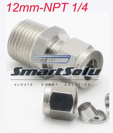 free shipping 2pcs/lots 12mm NPT1/4 thread stainless steel compression fittings, stainless steel connectors
free shipping 2pcs/lots 12mm NPT1/4 thread stainless steel compression fittings, stainless steel connectors