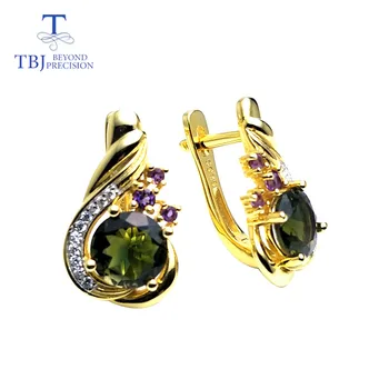 TBJ,new natural multicolor tourmaline gemstone Simple classic earring 925 yellow sterling silver jewelry for women as gift box
TBJ,new natural multicolor tourmaline gemstone Simple classic earring 925 yellow sterling silver jewelry for women as gift box