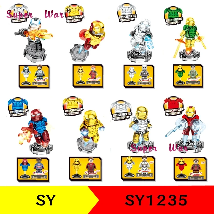 1/Set Iron Man IronMan War Machine New Marvel Avengers 4 Endgame Infinity War Figures Deadpool building blocks toys for children
1/Set Iron Man IronMan War Machine New Marvel Avengers 4 Endgame Infinity War Figures Deadpool building blocks toys for children