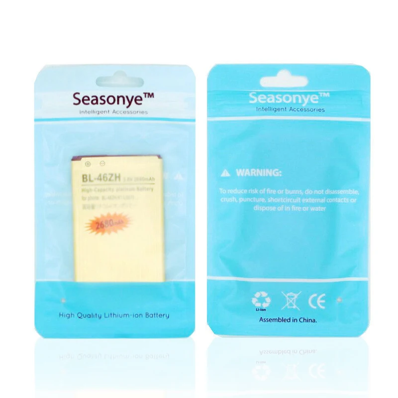 Seasonye 2680mAh BL-46ZH / BL46ZH / BL 46ZH Gold Replacement Li-ion Battery For LG K7 LS675 TRIBUTE 5 MS330 X210 + Tracking Code
Seasonye 2680mAh BL-46ZH / BL46ZH / BL 46ZH Gold Replacement Li-ion Battery For LG K7 LS675 TRIBUTE 5 MS330 X210 + Tracking Code