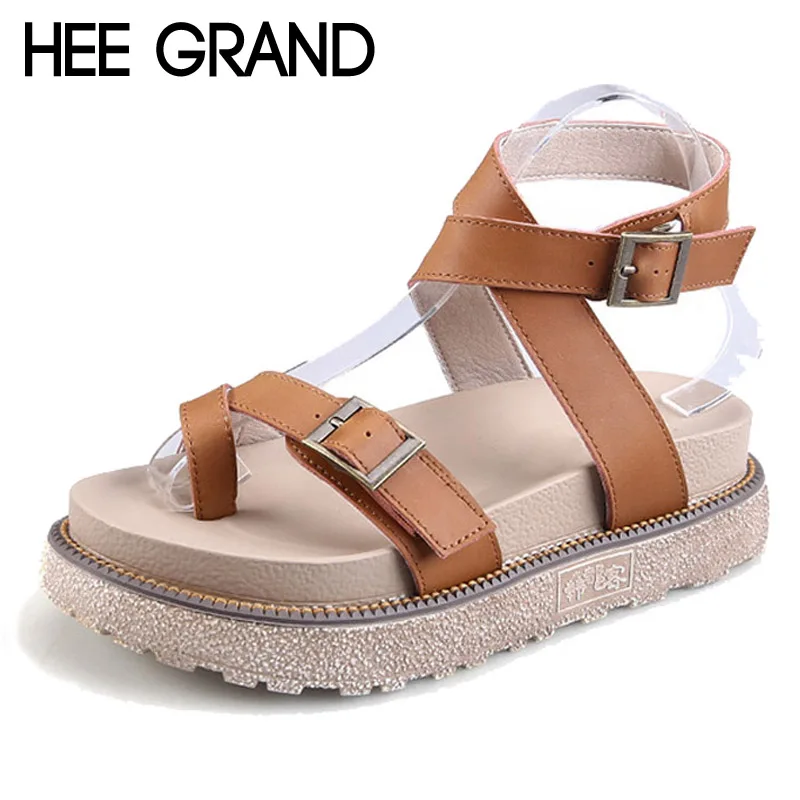 HEE GRAND Gladiator Sandals 2017 New Summer Flip Flops Platform Flats Shoes Woman Casual Creepers Vintage Women Shoes XWZ3664
HEE GRAND Gladiator Sandals 2017 New Summer Flip Flops Platform Flats Shoes Woman Casual Creepers Vintage Women Shoes XWZ3664