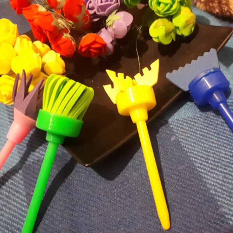 29Pcs Rotate Spin Painting Drawing Sponge Brushes Kids DIY Flower Art Graffiti Brushes Painting Tool Roller School Stationery
29Pcs Rotate Spin Painting Drawing Sponge Brushes Kids DIY Flower Art Graffiti Brushes Painting Tool Roller School Stationery