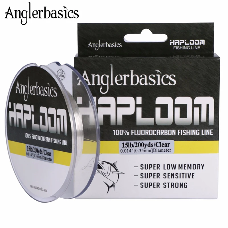 Anglerbasics 100% Fluorocarbon Fishing Line 200yds/182M Fly Or Lure Fishing Monofilament Leader Line 4LB 6LB 8LB 10LB 12LB 15LB
Anglerbasics 100% Fluorocarbon Fishing Line 200yds/182M Fly Or Lure Fishing Monofilament Leader Line 4LB 6LB 8LB 10LB 12LB 15LB