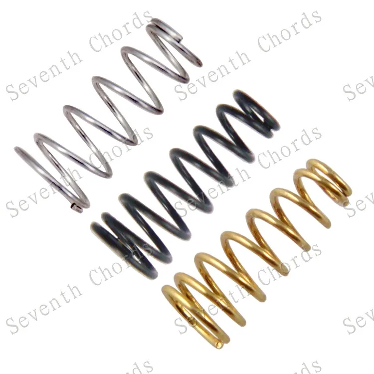 18Pcs Conical Electric Guitar Pickup Humbucker Adjust Height Spring - Guitar Bridge String Saddle Mount Adjust Spring - 3 Color
18Pcs Conical Electric Guitar Pickup Humbucker Adjust Height Spring - Guitar Bridge String Saddle Mount Adjust Spring - 3 Color