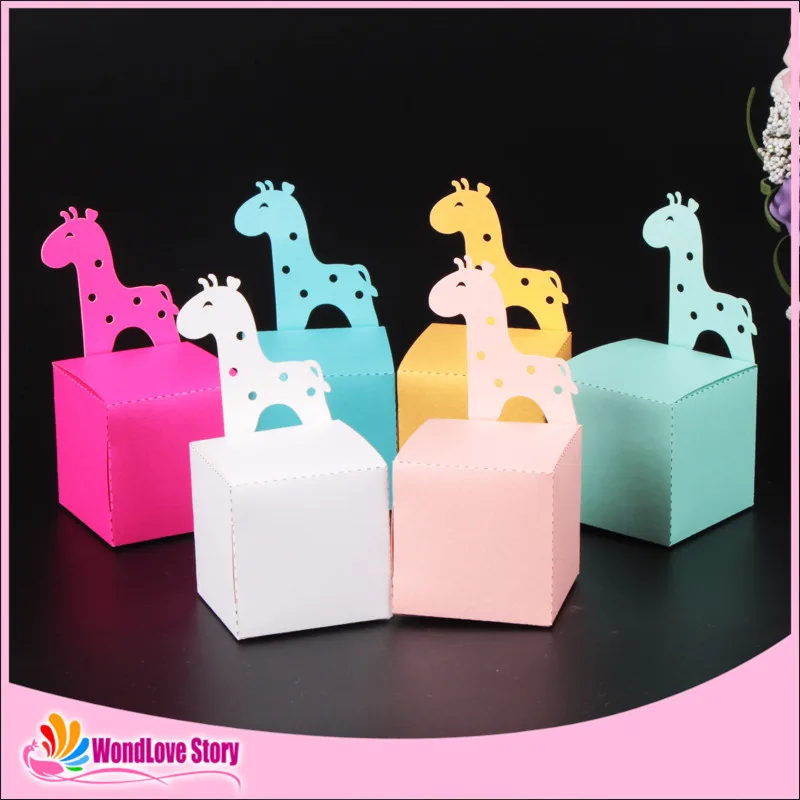 10pcs Cute Giraffe Candy Box Animal Baby Shower Favors Box Birthday Party Decoration Kids Birthday Party Supplies
10pcs Cute Giraffe Candy Box Animal Baby Shower Favors Box Birthday Party Decoration Kids Birthday Party Supplies