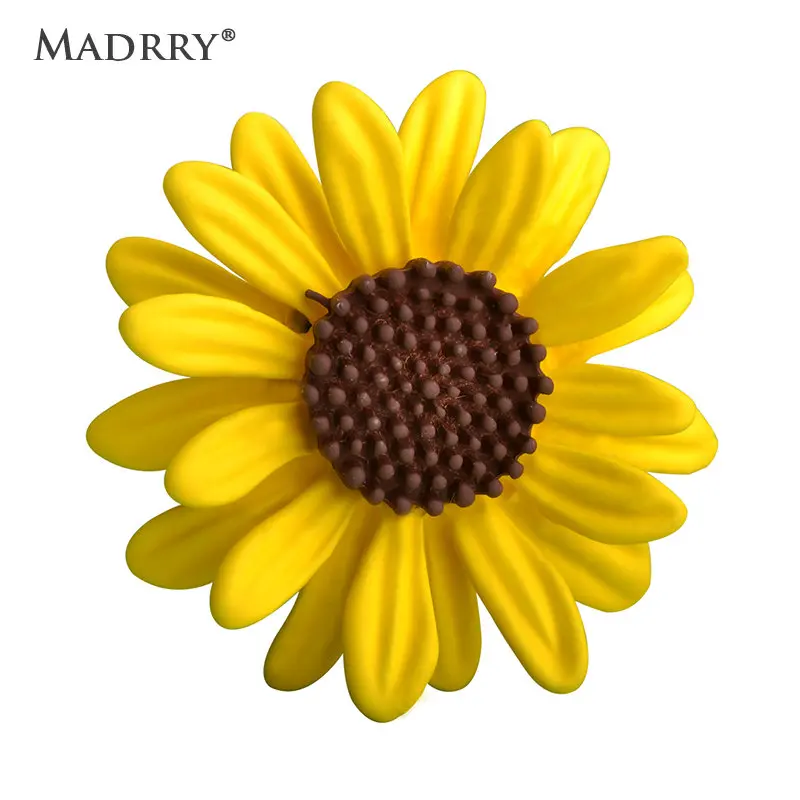 Madrry Elegant Yellow Sunflower Brooches For Women Girls New Year Gift Alloy Enamel Pin Corsage Pin Coat Dress Decoration Bijoux
Madrry Elegant Yellow Sunflower Brooches For Women Girls New Year Gift Alloy Enamel Pin Corsage Pin Coat Dress Decoration Bijoux