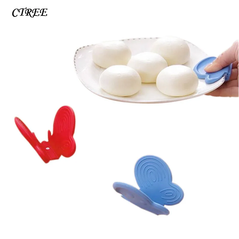 CTREE 2Pcs Anti-perm Butterfly Creative Silicone Insulation Against Plate Clip Taken Oven Thickened Protect Kitchen Gadgets C318
CTREE 2Pcs Anti-perm Butterfly Creative Silicone Insulation Against Plate Clip Taken Oven Thickened Protect Kitchen Gadgets C318