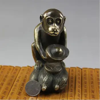 Zodiac monkey ornaments feng shui supplies copper antique crafts stall wholesale Zodiac Monkey Cai Yun gold monkey shipping
Zodiac monkey ornaments feng shui supplies copper antique crafts stall wholesale Zodiac Monkey Cai Yun gold monkey shipping