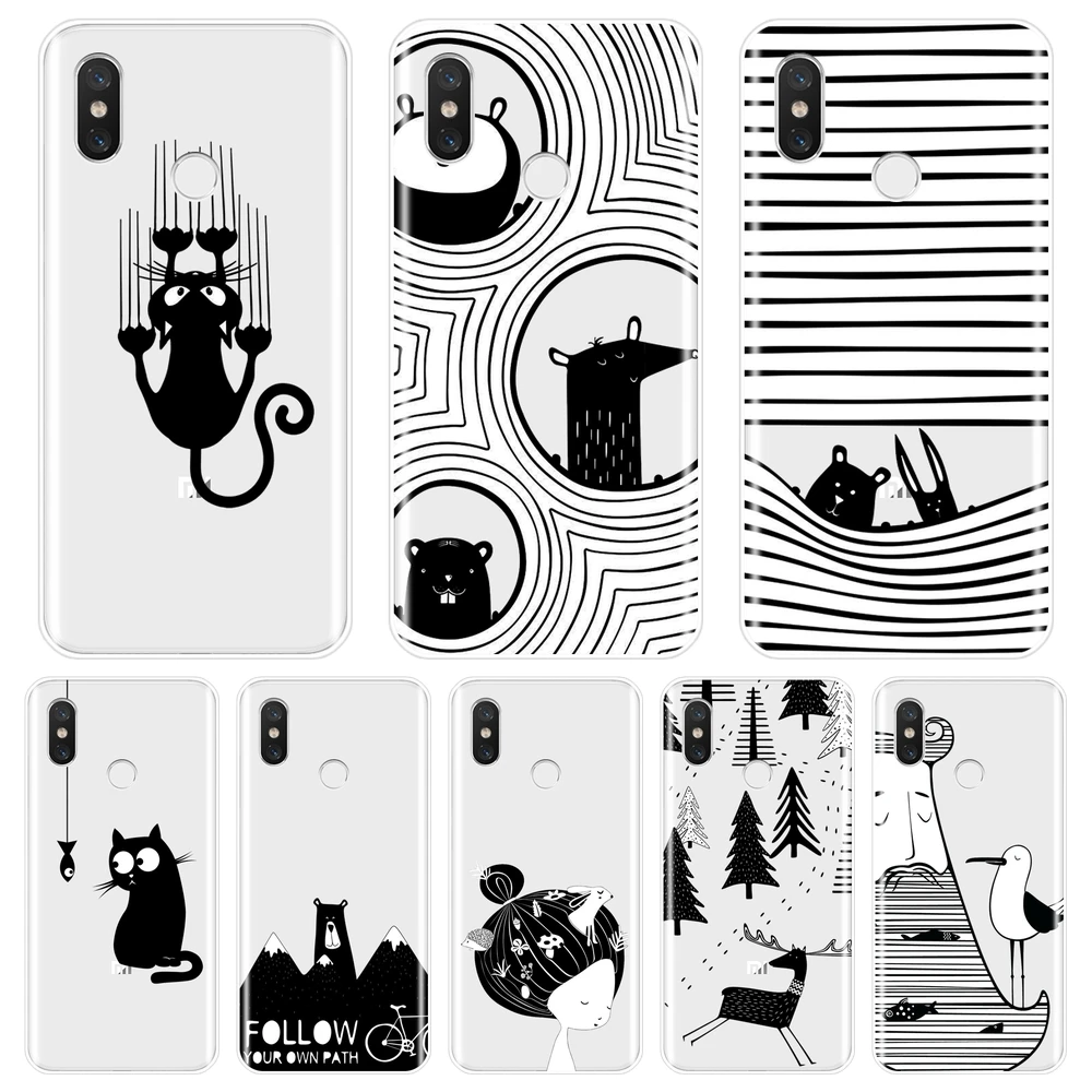 Soft Phone Case Silicone For Xiaomi MiA1 MIA2 Mi8 Black Cat Dog Back Cover For Xiaomi Mi A1 A2 Lite 8 SE 5 5C 5S 5X 6 6X Plus
Soft Phone Case Silicone For Xiaomi MiA1 MIA2 Mi8 Black Cat Dog Back Cover For Xiaomi Mi A1 A2 Lite 8 SE 5 5C 5S 5X 6 6X Plus