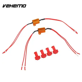 VEHEMO Hot Sale 25W 12V LED Light Lamp Decode Golf Car Brake Turning Error Canceller Resistor Filter Car Accessories
VEHEMO Hot Sale 25W 12V LED Light Lamp Decode Golf Car Brake Turning Error Canceller Resistor Filter Car Accessories