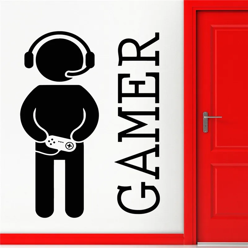 G062Wall Stickers Vinyl Decal Video Games Gamer Joystick Fun Cool Decor Boy dormitory wall stickers decorative stickers playroom
G062Wall Stickers Vinyl Decal Video Games Gamer Joystick Fun Cool Decor Boy dormitory wall stickers decorative stickers playroom