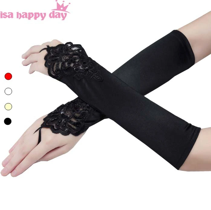 Fashion Fingerless Short Beaded Lace Opera Black White Red evening prom party Wedding Gloves Bridal Bride Gloves Accessories
Fashion Fingerless Short Beaded Lace Opera Black White Red evening prom party Wedding Gloves Bridal Bride Gloves Accessories