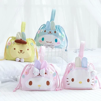 Cartoon Cute Sanrio Hello Kitty My Melody Cinnamoroll Pom Pom Purin Canvas Drawstring Bag Cosmetic Storage Bags Makeup Bags Gift
Cartoon Cute Sanrio Hello Kitty My Melody Cinnamoroll Pom Pom Purin Canvas Drawstring Bag Cosmetic Storage Bags Makeup Bags Gift